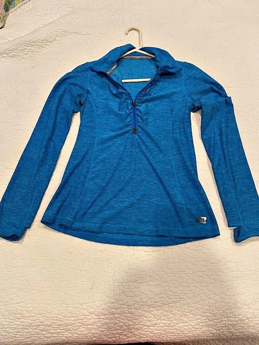 New Balance Blue Athletic Zip Pull Over